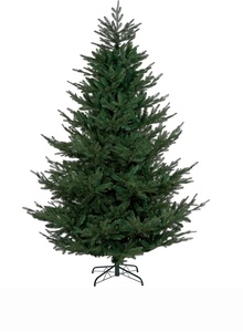 <span class=keywords><strong>Sapin</strong></span> de Noël artificiel haut de gamme en PVC+PE, aspect <span class=keywords><strong>naturel</strong></span> moderne, feuillage vert, support métallique pliable - Product Image 2