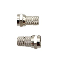 Cable Coaxial Rf RG6 conector tipo F hombre giro en RG6 F TV conector Conector F