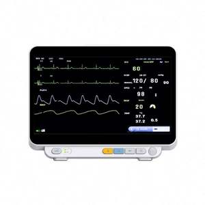 Monitor pasien Multiparameter <span class=keywords><strong>ECG</strong></span> dokter hewan, untuk hewan peliharaan 14 inci warna LCD layar sentuh - Product Image 6