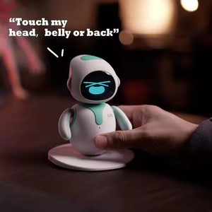 <span class=keywords><strong>Eilik</strong></span>-Robot mignon pour animaux de compagnie avec des émotions abondantes, des animations et des mini-jeux, votre compagnon interactif tactile de bureau parfait - Product Image 2