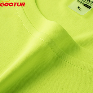 सांस लेने योग्य त्वरित-शुष्क कपड़े 120 जी ग्रीष्मकालीन पसीना-विकिंग कपड़े पूरे पॉलिएस्टर कैजुअल टी-शर्ट बनियान चल रहा है - Product Image 5