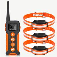 Umweltfreundliches Modisches Wasserdichtes IP67 Elektrisches Ferngesteuertes Anti-Bell Hundetrainingshalsband mit 1000M Reichweite und Verstellbarem TPU