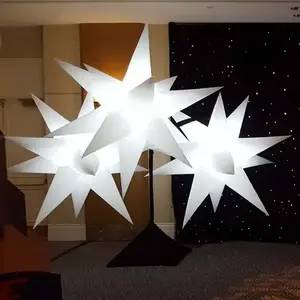 I più nuovi articoli di decorazione di design luci a stella gonfiabili con stella luminosa 3D gonfiabile a luce led per la decorazione di eventi di festa