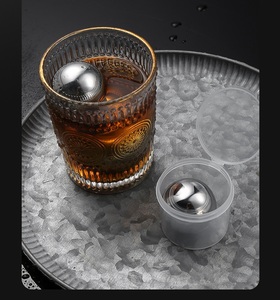 Westgreen 304 Acier Inoxydable Boules de Glace Expresso Accessoire Café Whisky Glace à Congélation Rapide pour Steak - Product Image 2