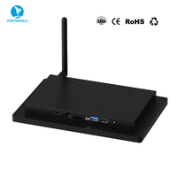 Industrial PC 10.1 Inch PoE Powered Fanless IP65 Front Panel Touch Screen Computer