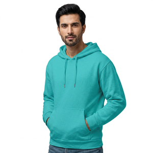 Oversized Fleece Half Zip Hoodie for Men Winter Comfortable Cotton Streetwear Digital Printing OEM Manufacturer Wholesale - Product Image 1
