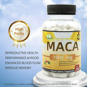 <span class=keywords><strong>100</strong></span>% Capsules naturelles de qualité supérieure Maca Energy Boost Hormonal Balance Suppléments Produits de beauté toniques pour adultes 60 Capsules - Product Image 5