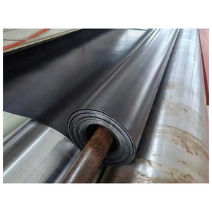 1mm Black HDPE ASTM Liner Geomembrane For Farm Animal Drinking Water Reservoir UV Anti-Corrosive Pond Dam Soil Protection - Product Image 2