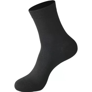 Manufacturer Wholesale Custom Logo Men Bamboo Dress <b>Socks</b> Business Crew Casual Breathable Anti Odor Solid Color in Gift Box - Product Image 5