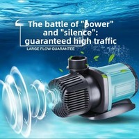 Pompe à courant continu à fréquence variable Chuangning 13W-25W, débit élevé, ultra silencieuse, écologique, en plastique, double usage, submersible, pour aquarium, réservoir de récif