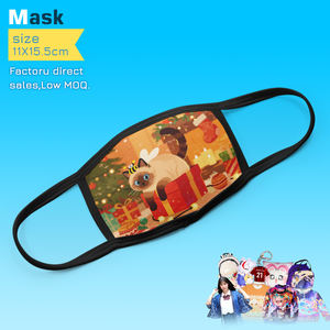 Masker Wajah kartun <span class=keywords><strong>Kawaii</strong></span> kustom pemasok Satu Atap masker modis katun ruang berkualitas tinggi - Product Image 2
