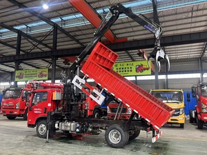 Camion <span class=keywords><strong>benne</strong></span> <span class=keywords><strong>grue</strong></span> à grappin forestier <span class=keywords><strong>4x2</strong></span>, 360 °   Camion <span class=keywords><strong>benne</strong></span> rotative hydraulique pour bois à vendre - Product Image 4