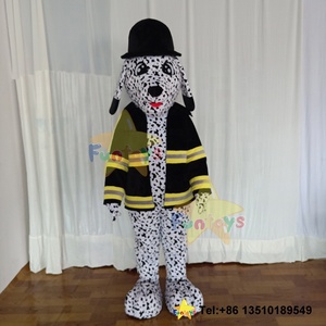 Funtoys <span class=keywords><strong>Chien</strong></span> <span class=keywords><strong>Dalmatien</strong></span> Tacheté Personnalisé avec Casquette Costume Costume de Mascotte de Dessin Animé Animal en Peluche Fursuit Halloween Carnaval <span class=keywords><strong>pour</strong></span> Adulte - Product Image 1