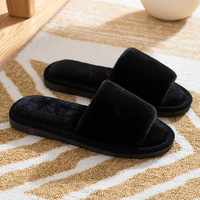 Dames Pluche Open Teen Pluizig Voor Slippers Fruit Print Anti-Slip Winter En Herfst Huisstijlen Comfort Voor De Lente Herfst