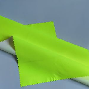 300D X 300D poliestere fluorescente impermeabile di alta qualità Oxford con cappotto latteo per il panno da lavoro - Product Image 4