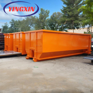 Chất lượng cao 20 Yard roll off dumpster cho kim loại phế liệu và quản lý chất thải xây dựng được sản xuất để bán - Product Image 4