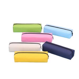 X57 Custom Logo Solid Color <b>Pen</b> Case Bag Large Capacity Beautiful Cute <b>Pen</b> Pencil Pouches Case for Girls School - Product Image 3