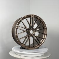 Jantes en alliage de style exécutif 20 21 22 pouces 5x112 Marron brillant à multiples rayons avec face usinée pour voitures de tourisme