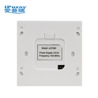 Kit de télécommande intelligent WiFi RF pour ventilateur de plafond avec écran LCD, 3 vitesses, minuterie et contrôle via application.