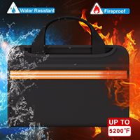 Bolso de cuero multifuncional Carpeta organizadora de archivos de acordeón ignífuga e impermeable para viajes de negocios con carpeta estampada
