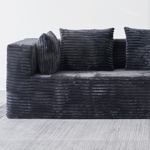 Miếng bọt biển tinh khiết nhiều người vải Chaise đậu phụ khối sofa chân không nén cuộn cho phòng khách sạn biệt thự căn hộ trường học - Product Image 3