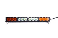 Aurora Dual Color Single Row 4WD Barra 4x4 Car Offroad LED Light Bar pour Carros Truck Lighting