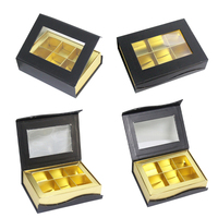 Boîtes à dessert en forme de cœur en chocolat pour la Saint-Valentin, couvercle transparent, emballage recyclable personnalisable pour fraises enrobées de chocolat