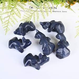 Vente en gros d'usine : Animaux en cristal naturel, sculpture de chat Sphynx, chat en cristal Reiki pour la décoration - Product Image 3