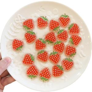 Hot Selling Acrylic Hand Print Jewelry <b>Bracelet</b> <b>Beads</b> Strawberry Shapes Loose <b>Beads</b> Resin Charms - Product Image 4