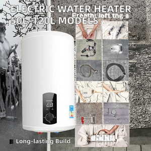 <span class=keywords><strong>Chauffe</strong></span>-<span class=keywords><strong>eau</strong></span> électrique 50L/80L/<span class=keywords><strong>100L</strong></span>/120L pour cuisine domestique, hôtel vertical <span class=keywords><strong>horizontal</strong></span> 2 modèles US/UK/EU Plug Plastic - Product Image 3