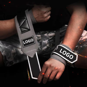 Muñequeras Ajustables y Portátiles con Logotipo Personalizado para Levantamiento de Pesas en el Gimnasio, Transpirables, Duraderas y de Soporte - Product Image 1