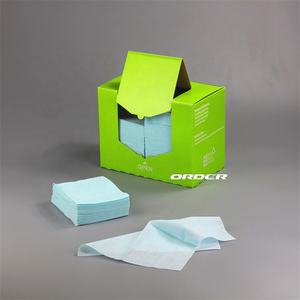 Remplacer <span class=keywords><strong>Proclean</strong></span> Turquoise 1/4 fois non tissé industriel à haute friction tâches les plus difficiles essuie-glaces de dégraissage chiffon de nettoyage de <span class=keywords><strong>voiture</strong></span> - Product Image 3