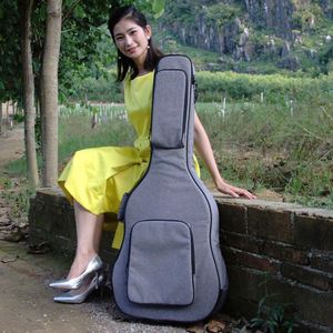 Sac à dos pour <span class=keywords><strong>guitare</strong></span> folk en coton et lin de haute qualité K8, extra épais 25 mm, pour orgue électronique, broderie et impression de logo – Vente en gros directe - Product Image 4