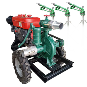 Diesel Water <b>Pump</b> with Engine for Irrigation and Dewatering Agricultural Use <b>Green</b> and Red Design - Product Image 1