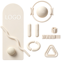 Kit d'accessoires de Pilates Premium en gros : Anneau de Pilates, Tapis de yoga, Ballon de Pilates, Bandes de résistance, Slider, Cercle magique, Lestes de cheville