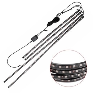 ไฟ LED RGB แบบยืดหยุ่นสำหรับตกแต่งภายในรถยนต์ 12V 15W พร้อมรีโมทคอนโทรลและแอปควบคุม  ไฟส่องใต้ท้องรถและไฟหน้ารถยนต์ - Product Image 2
