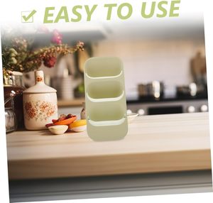 Support de rangement multifonctionnel en plastique pour baguettes de cuisine, organiseur de couverts avec séparateur - Product Image 3