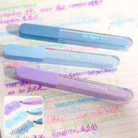 Stylo surligneur pailleté, stylo pastel mignon pour la protection des yeux, stylo couleur flash haute brillance, marqueur pour notes d'étudiant et journalisation