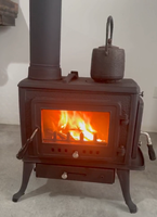 Poêle à bois en fonte, foyer moderne autoportant pour appartement, hôtel, villa, utilisation intérieure