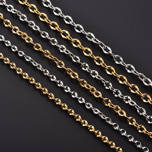 Cadena Ovalada de Acero Inoxidable de 5/6/7mm, Collar Cubano, Estilo Hip Hop Punk, Eslabones con Nudos, Joyería Exquisita para Muñeca, para Hombres y Mujeres - Product Image 4