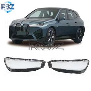 RAYSEZE <span class=keywords><strong>IX</strong></span> Pièce Auto pour <span class=keywords><strong>BMW</strong></span> <span class=keywords><strong>IX</strong></span> M60 <span class=keywords><strong>XDrive40</strong></span> XDrive50 Phare Lentille en verre Phare avant Transparent Abat-jour Couverture - Product Image 4