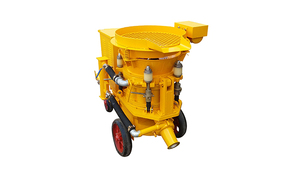Wengong Motorisierte Trockenspritzbetonpumpe Betonspritzgerät Feuerfestmaschine 5,5KW 380V Kurzer Wendekreis - Product Image 2