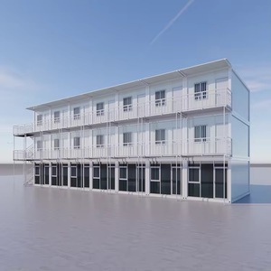 Bagno Prefabbricato Mobile per Cantiere Edile, Casa Modulare Smontabile da 20 Piedi, Container Abitativo Flat Pack - Product Image 1