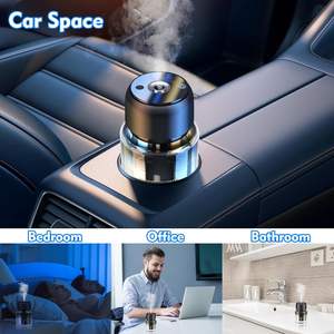 Diffuseur d'air intelligent pour voiture, portable, en verre, avec projection de lumière étoilée, lumière décorative, aromathérapie, rafraîchit l'air, humidificateur - Product Image 6