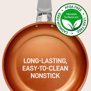 Juego de Utensilios de Cocina de 11 Piezas de Aleación de Aluminio con Revestimiento Cerámico Moderno, Asas de Acero Inoxidable, Tapas de Vidrio Transparente, Antiadherente, Apto para Inducción - Product Image 2