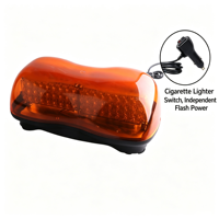 Barre lumineuse d'avertissement LED mini stroboscopique Led Soul 96W, fixation magnétique, indice de protection IP65, 12-24V, balise lumineuse, boîtier en alliage d'aluminium PC, multiple