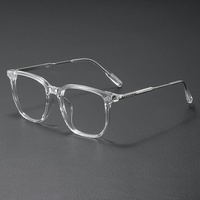 Lunettes tendance à monture carrée, anti-lumière bleue, à changement de couleur, style vintage, look naturel, Dragon Phoenix