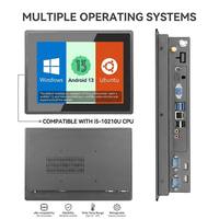 PC Industrial Todo en Uno con Pantalla Táctil de 12.1 Pulgadas, Compatible con Win, Ubuntu y Android para Automatización
