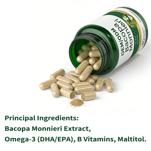 Complément alimentaire en capsules de Bacopa <span class=keywords><strong>Monnier</strong></span> OEM/ODM, améliore la mémoire et la concentration, capsules de nutrition cérébrale, complément alimentaire - Product Image 2