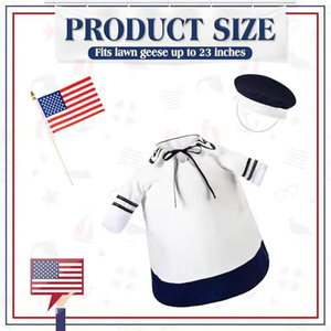 Costume d'oie de haute qualité avec chapeau de <span class=keywords><strong>marin</strong></span> et drapeau - Product Image 3
